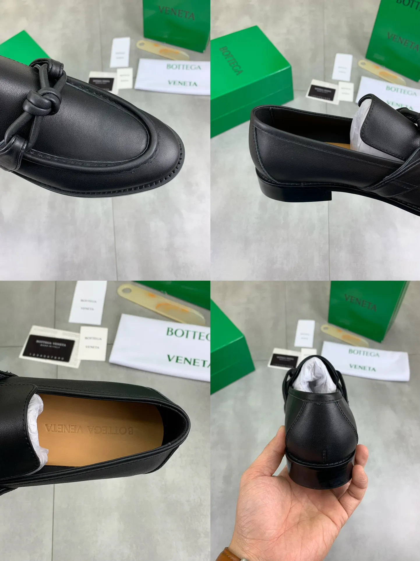 Men's shoes 💰P820 [New model] (genuine leather outsole) water-dyed cow lining 💰High-quality business couple leather shoes 💎💎💎 BOTTEGA VENETA official website synchronizes the latest top version of BV in the market, accept material comparison, shoe type comparison, process comparison, practical and textured, versatile and suitable for any occasion, the more you look at it, the more flavorful it becomes. Purely hand-knitted craftsmanship - Upper material, calfskin imported from Italy 🇮🇹 - High-quality water-dyed cowhide lining - Original private model customized leather outsole -Size: Female 35-39 (40 ordered) Male 39-44 (38 45 can be customized) Color: Multiple colors available